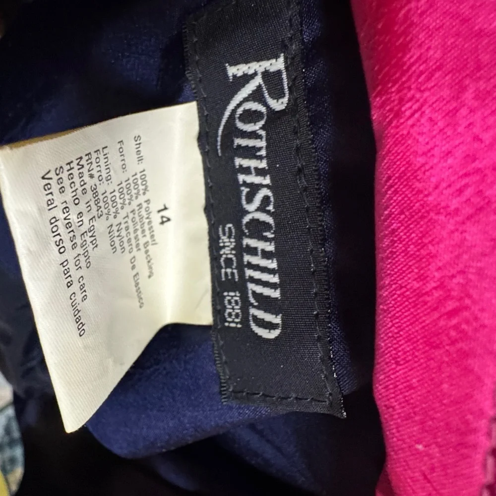 Rothschild Girls Pink Raincoat Size 14 Barbiecore Shiny Trench Coat Glam